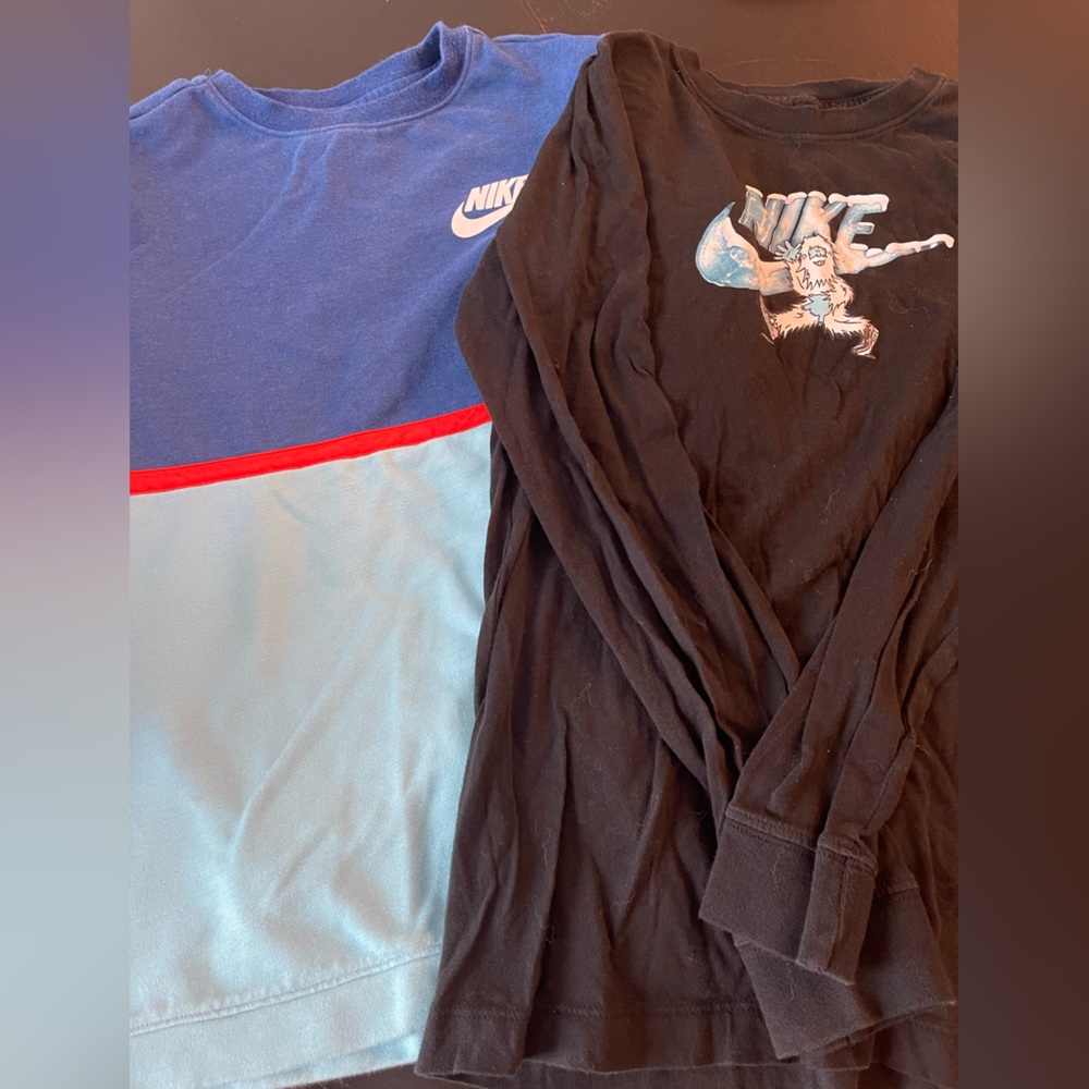 Nike long sleeve bundle boys large